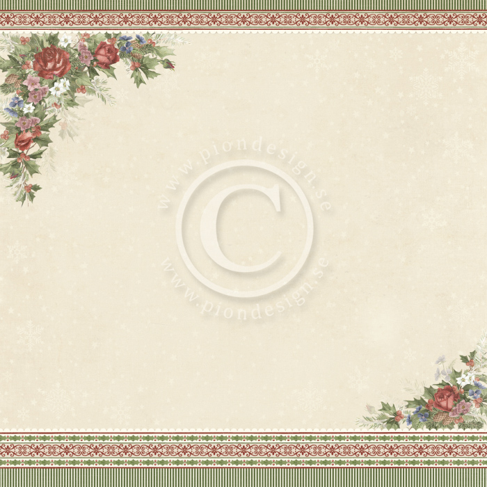 pion papier/a christmas to remember/Christmas florals PD30002.jpg